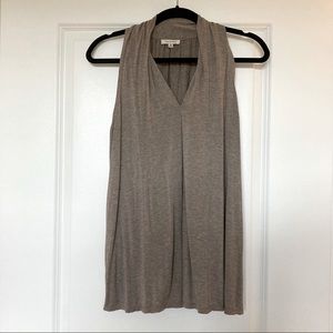 Max Studio tan draped tank size Medium